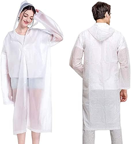 Poncho de Lluvia Portátil Blanco | Protección y Estilo para Lluvias Inesperadas