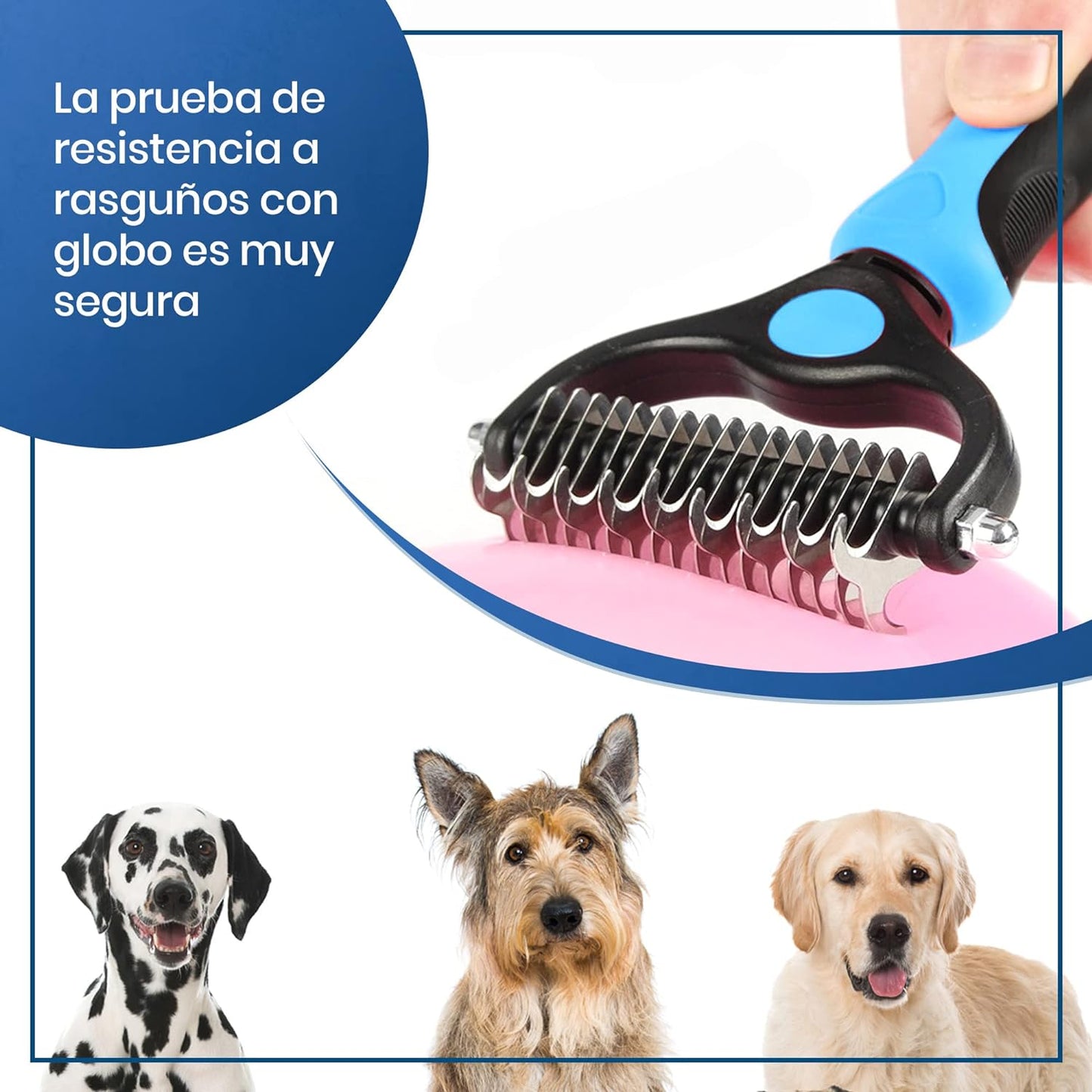Rastrillo de Aseo 2 en 1 para Mascotas