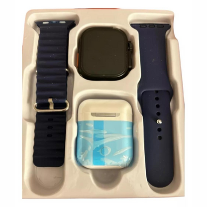 Reloj Smartwatch con Correas y Audífonos – Tecnología y Estilo para tu Vida Diaria