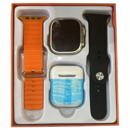 Reloj Smartwatch con Correas y Audífonos – Tecnología y Estilo para tu Vida Diaria
