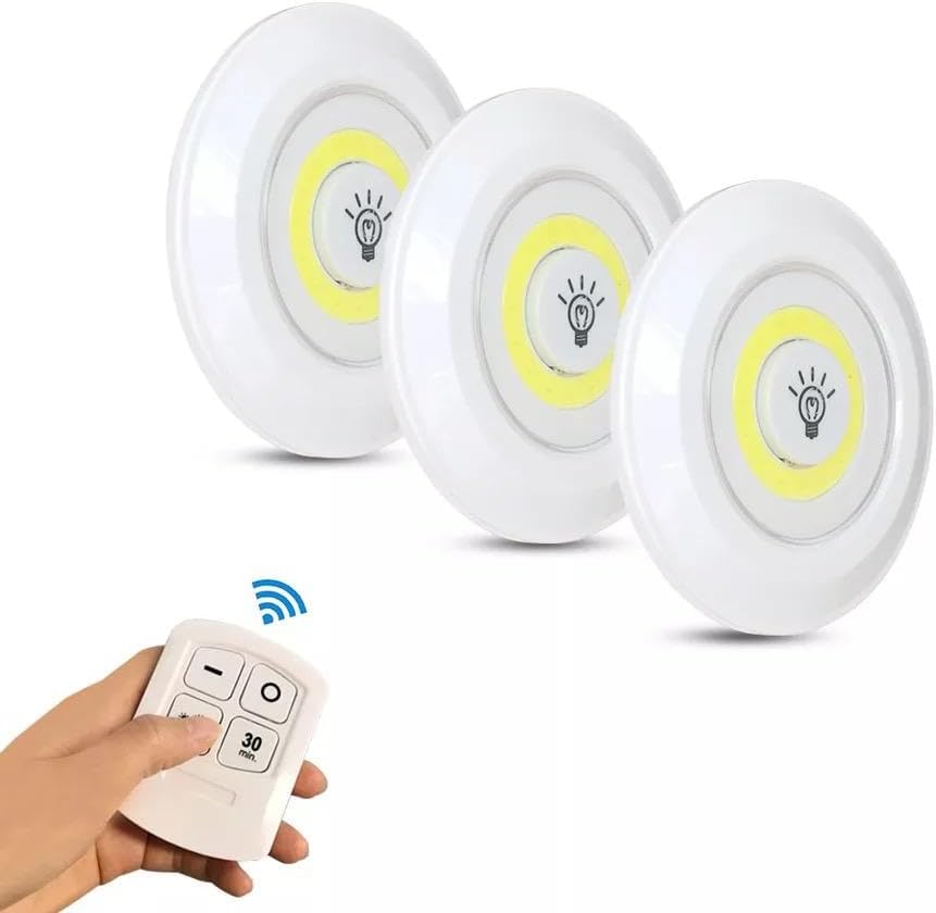 Set de 3 Luces LED con Control Remoto