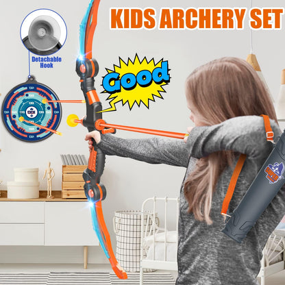 Set de Arco y Flechas para Niños y Niñas con Ventosas