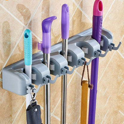 Organizador Porta Escobas y Mopas | Mantén tu Espacio Ordenado