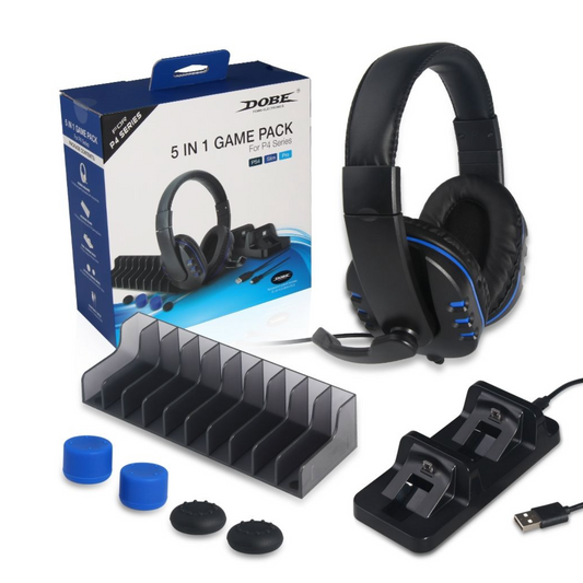 Auriculares Gamer 5 en 1 Dobe – Sonido Envolvente y Compatibilidad Total