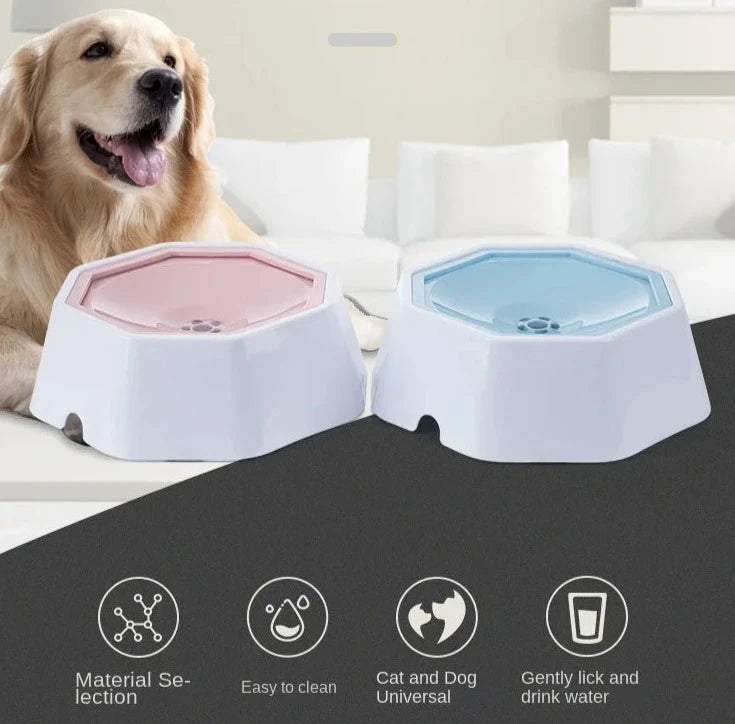 Bebedero para Mascotas con Cuenco Flotante - Hidratación Limpia y Sin Derrames