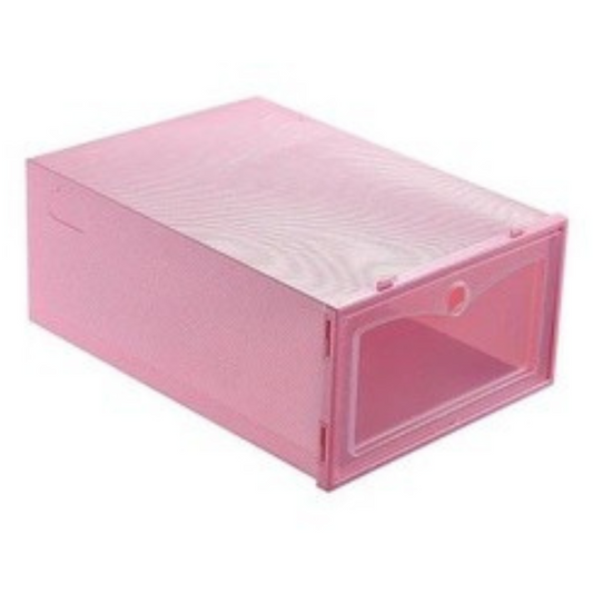 Caja de Zapatos Apilable con Apertura Frontal y Diseño Plegable - Organización Eficiente para Tu Armario