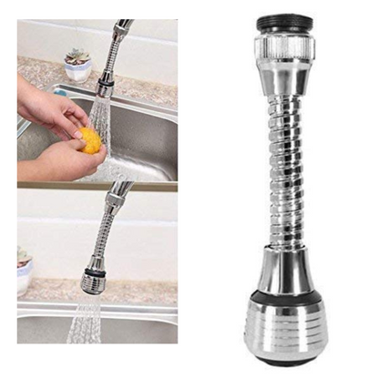 Boquilla de Grifo con Tubo de Extensión | Mejora Tu Grifo con Rotación 360°