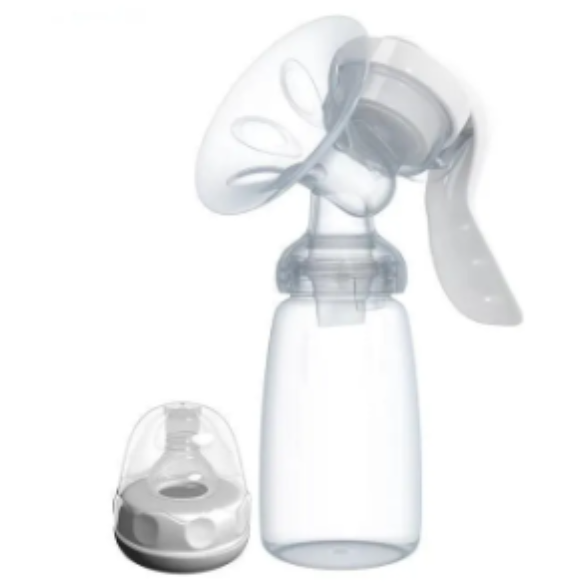 Extractor Manual de Leche Materna – Succión Ajustable, Almohadilla de Masaje 180°, Diseño Ergonómico, Compacto y Portátil