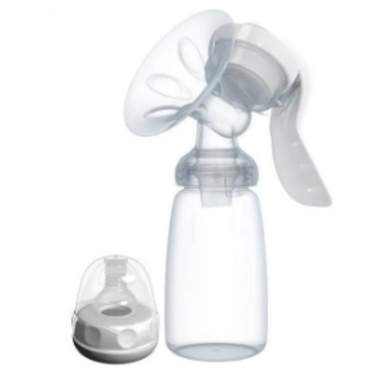 Extractor Manual de Leche Materna – Succión Ajustable, Almohadilla de Masaje 180°, Diseño Ergonómico, Compacto y Portátil