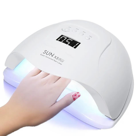 Lámpara de Uñas UV LED Manicure x5 - Secado Rápido y Eficiente para Gel, 24 Luces, Configuración de Tiempo Ajustable
