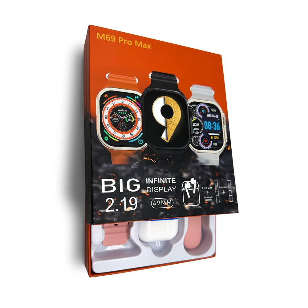 Reloj Smartwatch con Correas y Audífonos – Tecnología y Estilo para tu Vida Diaria