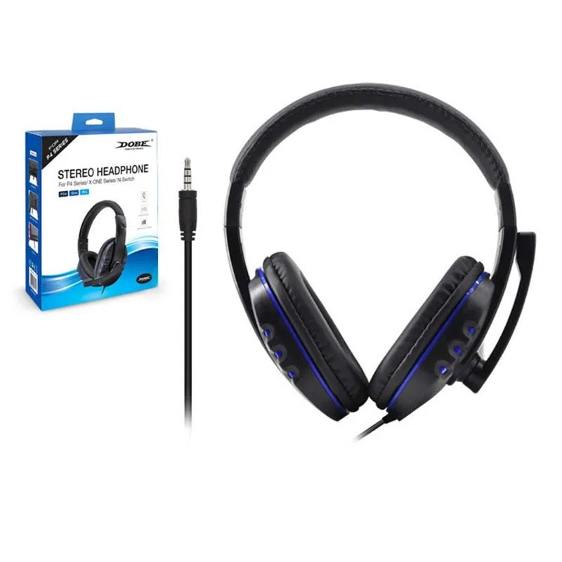 Auriculares Gamer 5 en 1 Dobe – Sonido Envolvente y Compatibilidad Total